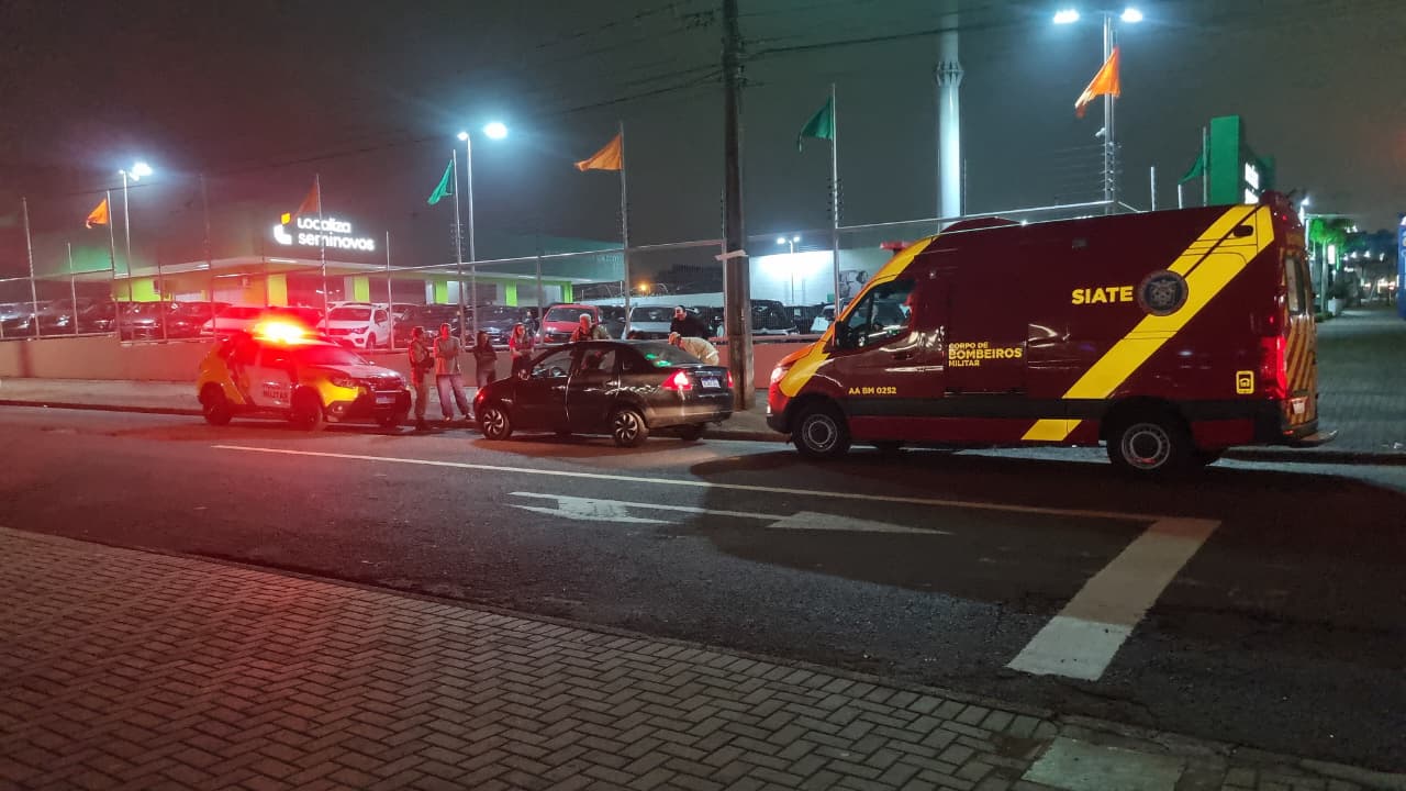 Acidente na Avenida Brasil deixa criança ferida