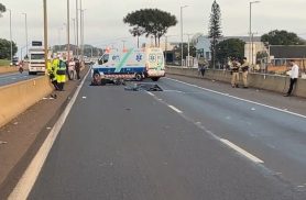 Motociclista é executado a tiros em viaduto sobre a BR-277 em Foz do Iguaçu