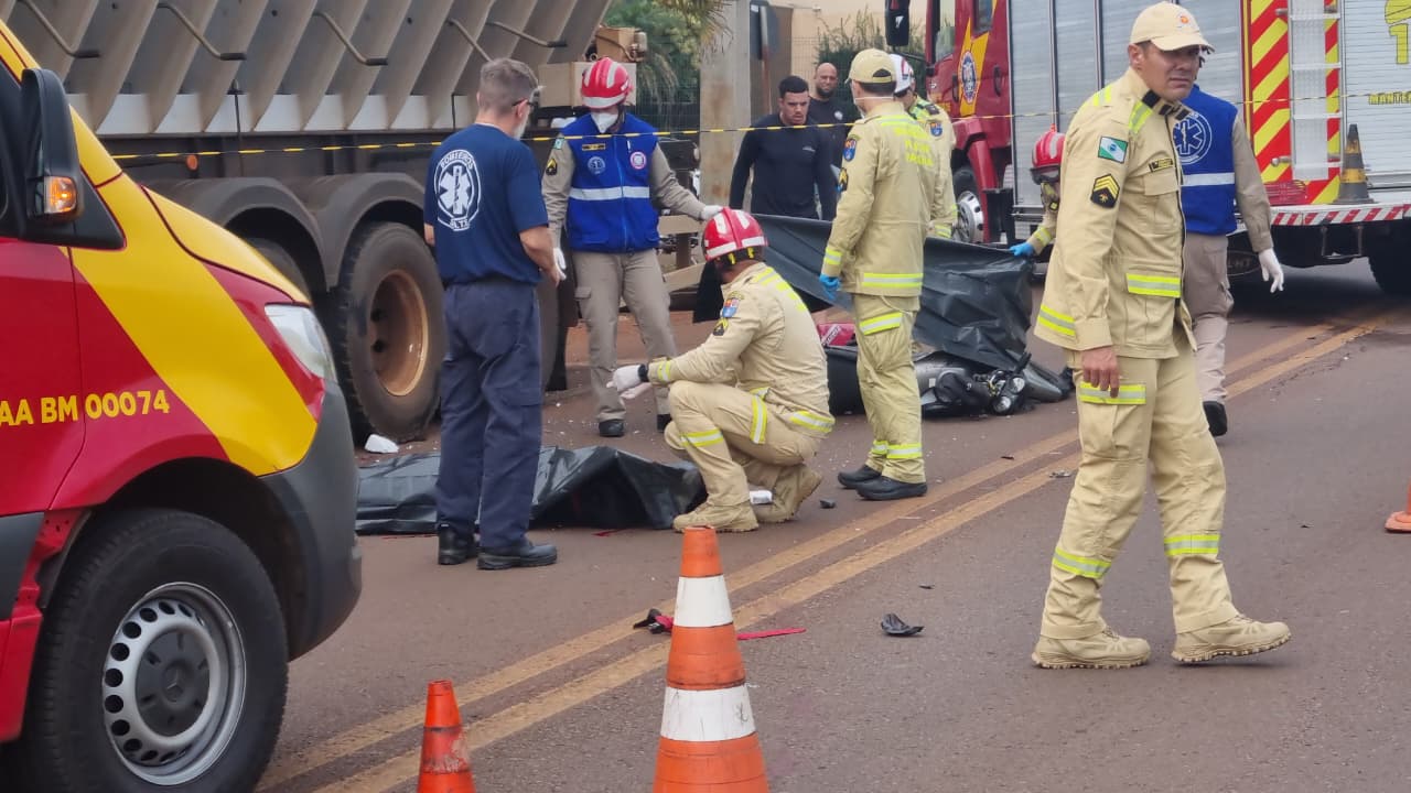 Motociclista morre em grave acidente às margens da PRc-467, em Cascavel