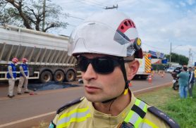 Bombeiro aponta desatenção em acidente que terminou com morte na PRc-467, em Cascavel Bombeiro aponta desatenção em acidente que terminou com morte na PRc-467, em Cascavel