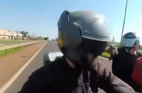 Dupla armada tenta roubar motocicleta na BR-277, em Foz do Iguaçu
