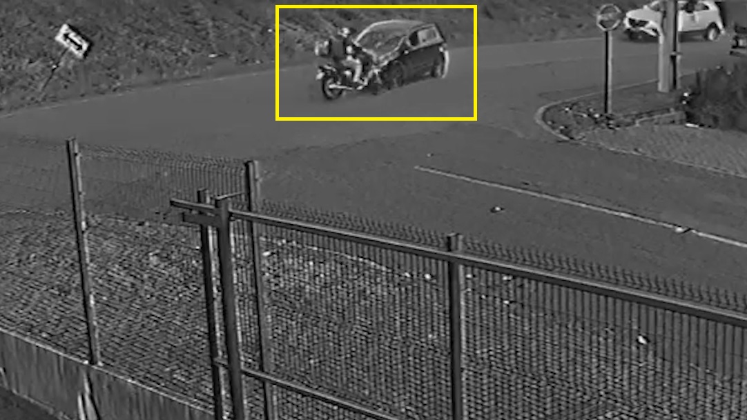 Novo ângulo de câmera mostra detalhes de acidente que matou motociclista na PRc-467