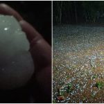 Imagem relativa a Granizo do tamanho de ovo de galinha atinge localidades do interior de Reserva