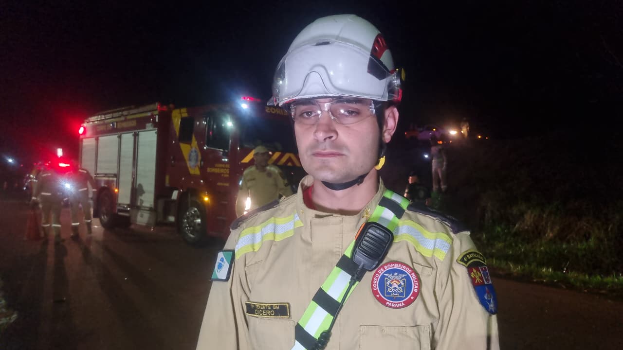 “Foi uma colisão bastante forte”, diz tenente sobre morte de motociclista na BR-369