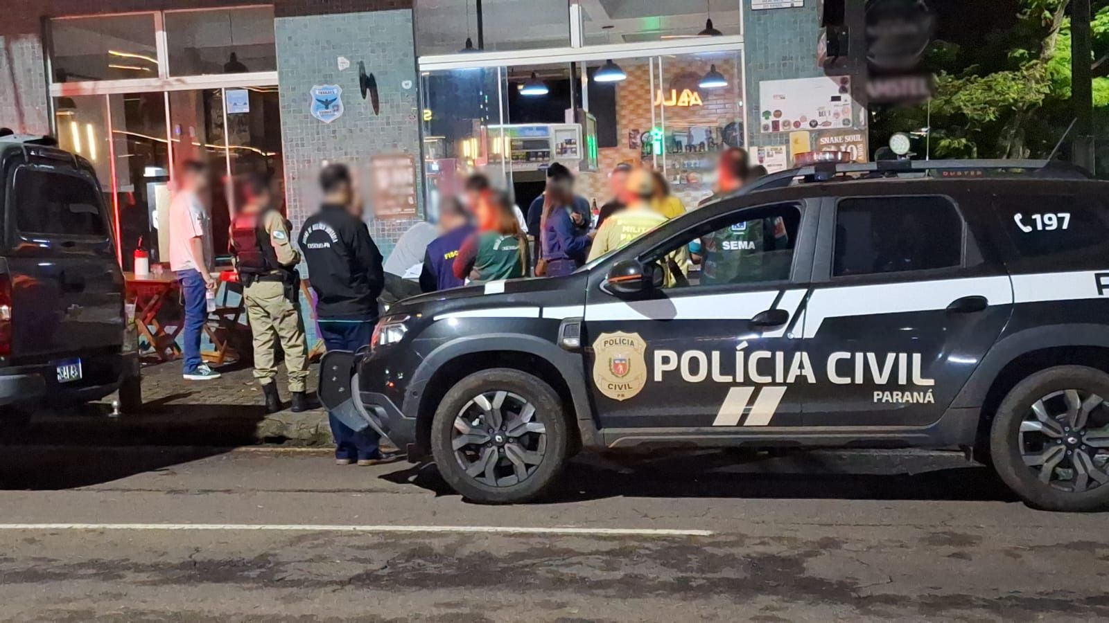 Forças de Segurança deflagram Operação AIFU em bares de Cascavel