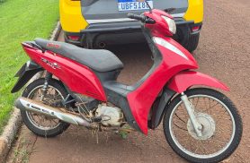 Motoneta furtada em maio é localizada abandonada em área de mata no Parque Verde, em Cascavel