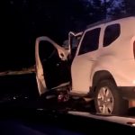 Imagem relativa a Duas pessoas morrem e três ficam presas nas ferragens após grave acidente na BR-277 em Laranjeiras do Sul