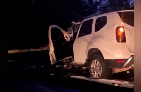 Duas pessoas morrem e três ficam presas nas ferragens após grave acidente na BR-277 em Laranjeiras do Sul