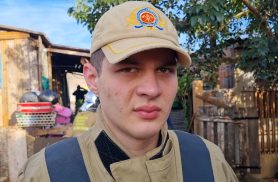 Tenente explica combate a incêndio que destruiu casa e ameaçou outros imóveis em Cascavel