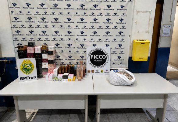 FICCO/PR prende três pessoas com mercadorias contrabandeadas avaliadas em R$ 750 mil em Cascavel