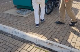 Motorista bêbado é preso pela Polícia Militar após acidente de trânsito no Santa Felicidade Motorista bêbado é preso pela Polícia Militar após acidente de trânsito no Santa Felicidade
