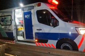 Acidente na rodovia deixa motociclista ferida em Santa Tereza do Oeste
