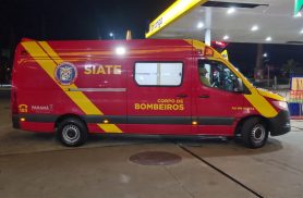 Vítima de agressão é socorrida em posto de Combustíveis na Avenida Brasil