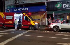 Porta de caminhonete se abre durante trajeto, idosa cai e cachorro acaba atropelado e morto