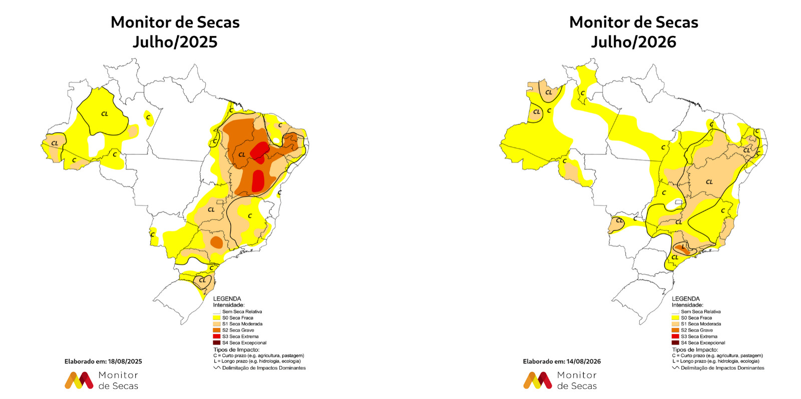 Imagem referente a Chuvas acima da média acabam com seca no Oeste e Sudoeste do Paraná em julho de 2026