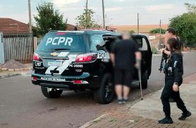 Polícia Civil cumpre mandado de busca por roubo no Parque dos Ipês, em Cascavel