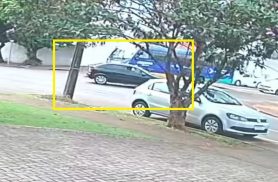 Veja como ocorreu a batida entre Astra e moto no Centro