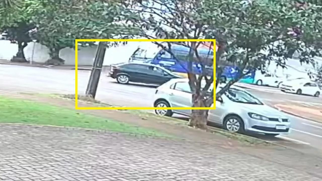 Veja como ocorreu a batida entre Astra e moto no Centro