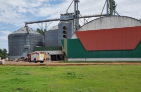 Princípio de incêndio é registrado em secador de grãos de cerealista às margens da BR-369