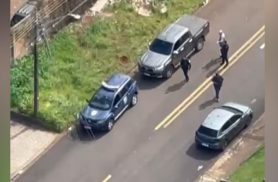 Veja vídeo com imagens aéreas da perseguição que levou à apreensão de camionete furtada