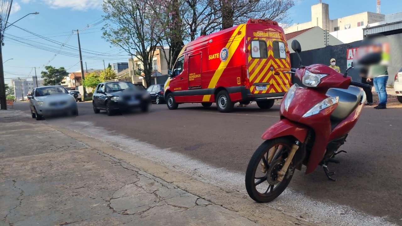 Motociclista quebra a clavícula em acidente de trânsito no Alto Alegre