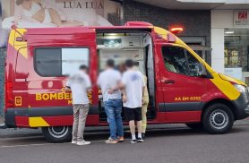 Idosa fica ferida após ser atropelada no Centro