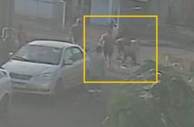 Vídeos mostram garrafada e socos em briga por aluguel atrasado no Melissa