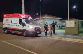 Samu atende idosa com dor abdominal no Bairro Siena