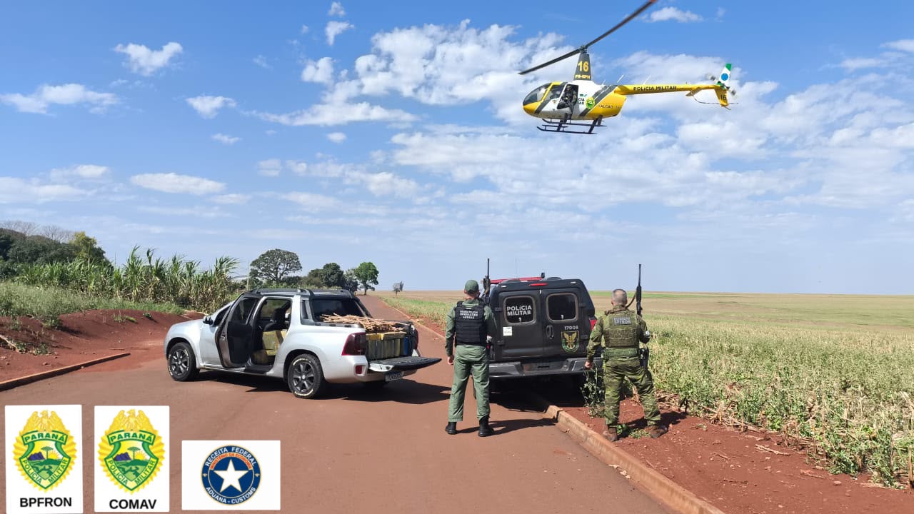 Imagem referente a Polícia apreende 680 kg de maconha em Assis Chateaubriand após perseguição policial