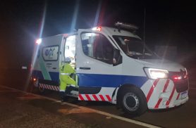 Motociclista fica ferido após sofrer queda na BR-277 em Cascavel