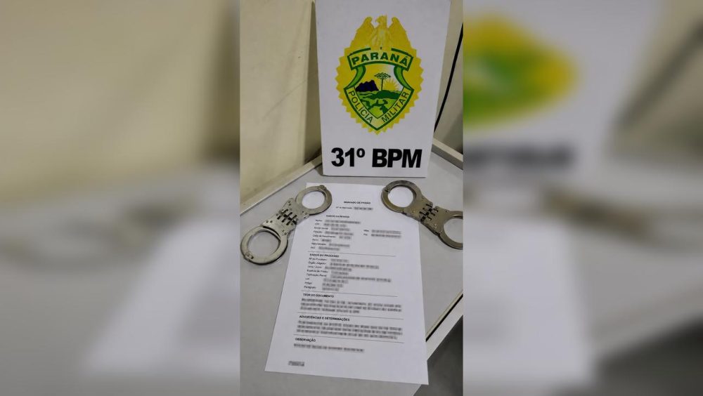 Homem é preso pela PM durante cumprimento de mandado em Assis Chateaubriand Imagem referente a Homem é preso pela PM durante cumprimento de mandado em Assis Chateaubriand