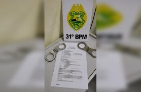 Homem é preso pela PM durante cumprimento de mandado em Assis Chateaubriand