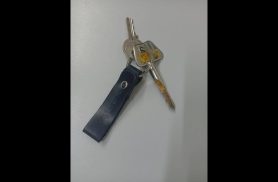 Foi encontrada uma chave no bairro Santa Felicidade