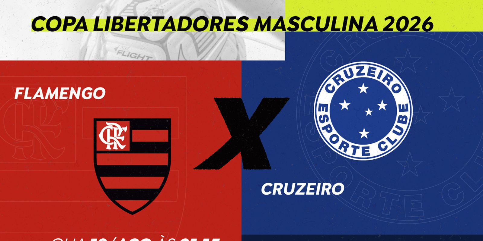 Imagem referente a Rádio Nacional exibe Flamengo x Cruzeiro pelas oitavas da Libertadores