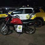 Imagem relativa a Motocicleta irregular é apreendida pela Polícia Militar em Assis Chateaubriand 