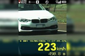 BMW é flagrado a 223 km/h em fiscalização com radar da PRF na BR-163