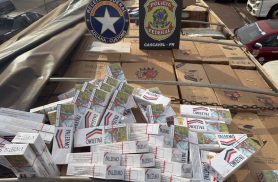 Receita Federal e Polícia Federal apreendem mais de R$ 1 milhão em cigarros no contorno oeste