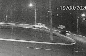 Vídeo mostra acidente entre carro e moto em rotatória da Avenida Assunção