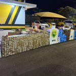 Imagem relativa a BPRv apreende cigarros, eletrônicos e medicamentos em caminhão na PR-445