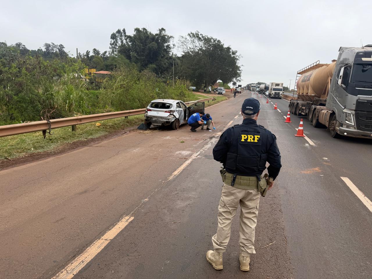 Imagem referente a Acidente com três mortes é registrado na BR-376, em Mandaguaçu