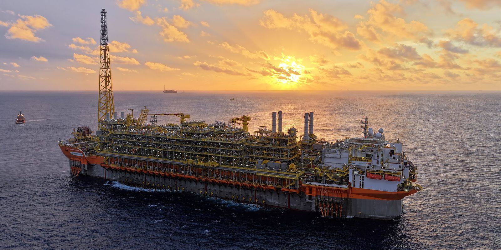 Imagem referente a Navio-plataforma da Petrobras atinge produção máxima no pré-sal