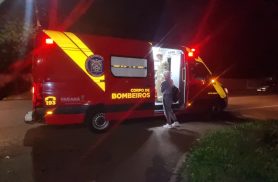 Motociclista fica ferido após sofrer queda de moto em Cascavel Motociclista fica ferido após sofrer queda de moto em Cascavel