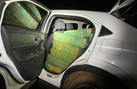 PF e PM interceptam carga de maconha às margens do Lago de Itaipu e apreendem 760 kg de droga PF e PM interceptam carga de maconha às margens do Lago de Itaipu e apreendem 760 kg de droga