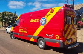 Idoso de 80 anos sofre queda de telhado em Cascavel e é socorrido pelo Corpo de Bombeiros