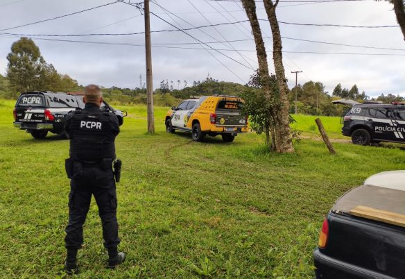 PCPR e PMPR prendem dois homens por tráfico de drogas em Antônio Olinto