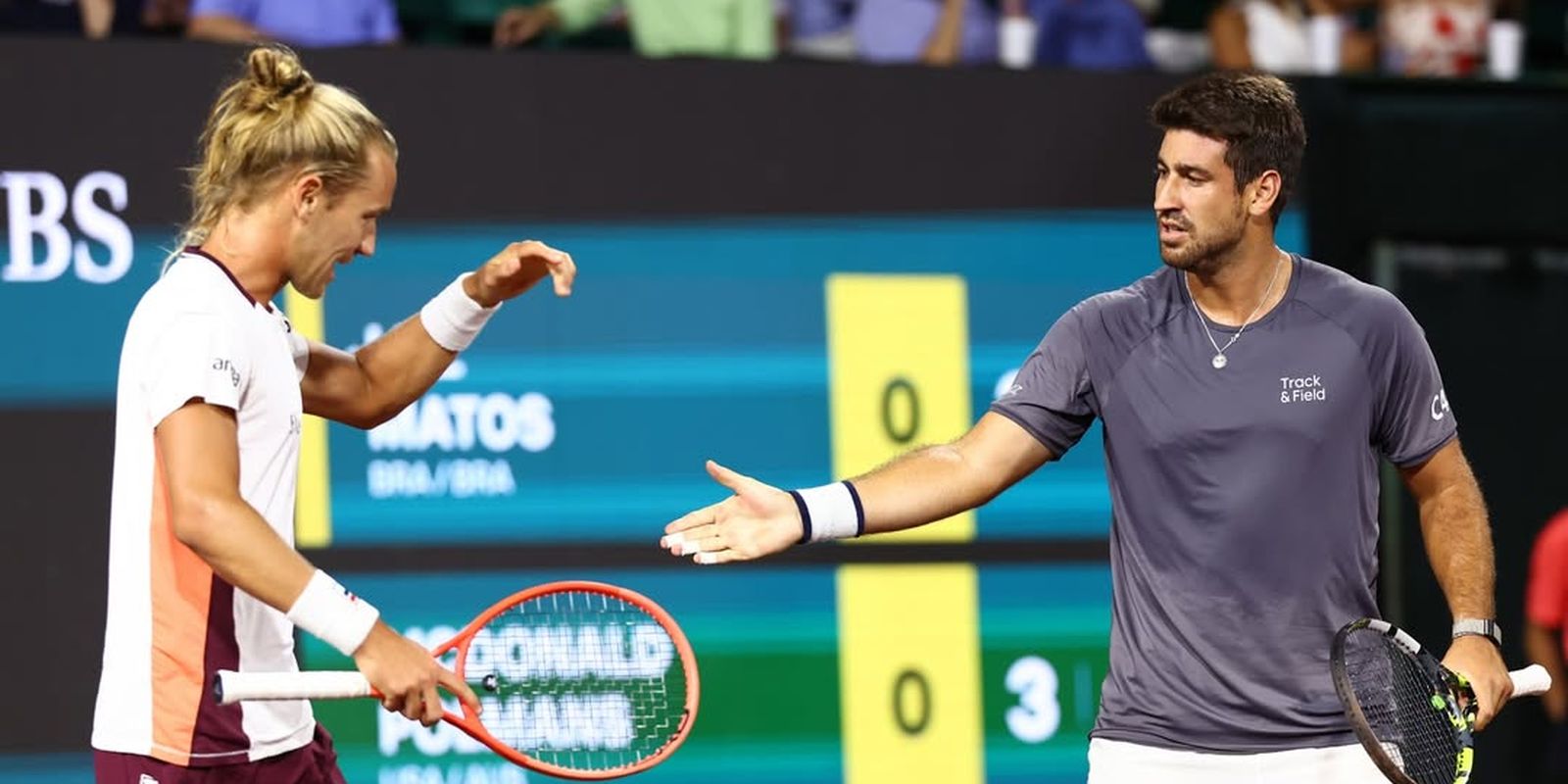 Imagem referente a Rafael Matos e Orlando Luz vão à semi de duplas do ATP de Cincinnati