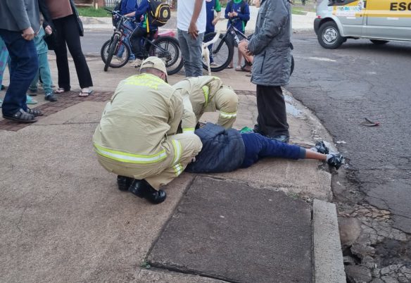Menino é atropelado por Mobi no Santa Cruz