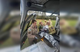 Falcão 08 resgata jovem de 20 anos ferido por arma branca em Almirante Tamandaré