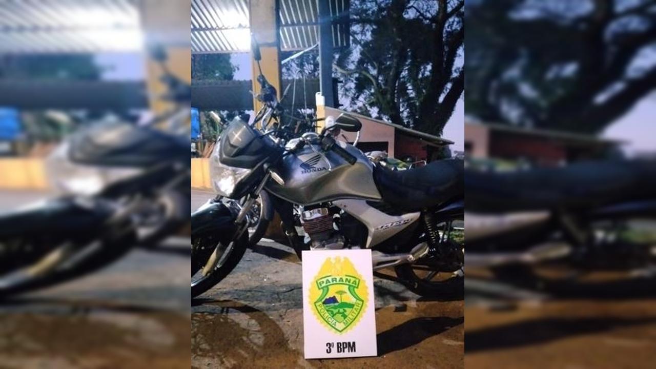 Imagem referente a Motocicleta é apreendida após fiscalização apontar irregularidades em Pato Branco