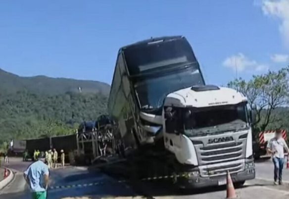 Justiça decreta prisão preventiva de caminhoneiro após morte de casal na BR-277; sem freios